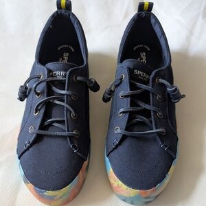 NWOT Sperry Women's Navy and Multicolor Shoes